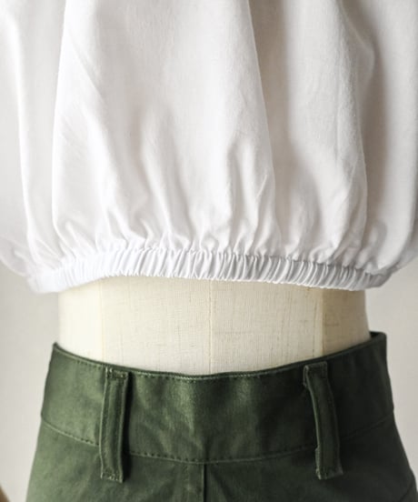 【Seek an nur】Euro cropped puff dirndl blouse