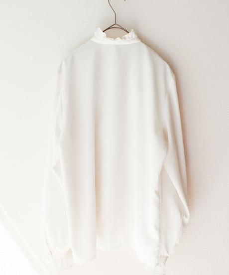 【Seek an nur】Frill Lace White Blouse
