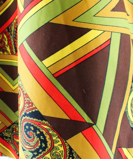 【tiny yearn】1970's Vintage Geometric Over Tops