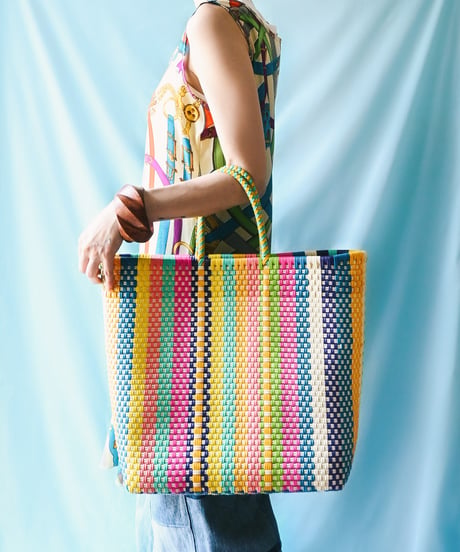 【tiny yearn】 Mexico Mercado Basket Bag