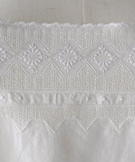 【Seek an nur】1900-20's antique cotton night dress