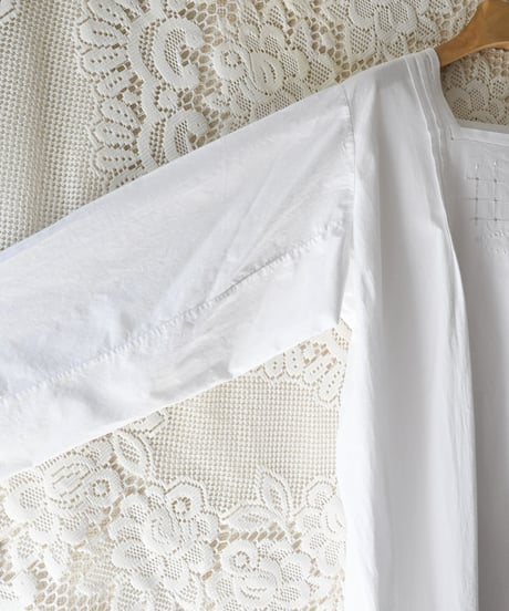 【Seek an nur】⁡1900~20's Drawn Work Night Dress