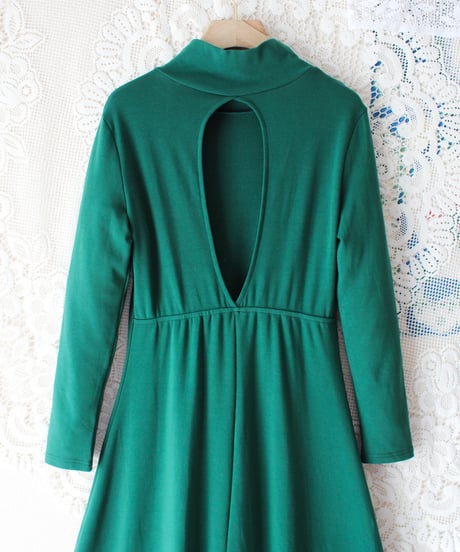【Seek an nur】Open Back Jersey Maxi Dress⁡