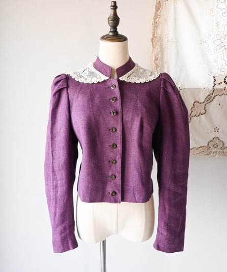 【Seek an nur】Tyrolean Linen Trachten Jacket