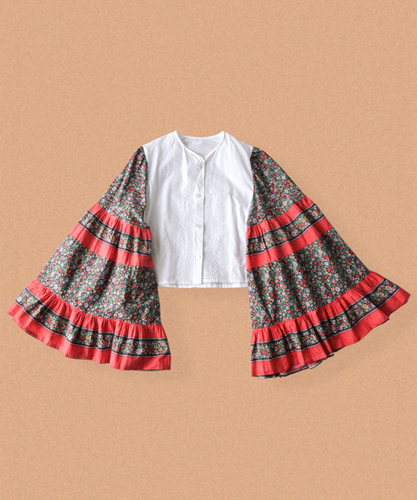 【curoam】Vintage Skirt Reworked Blouse