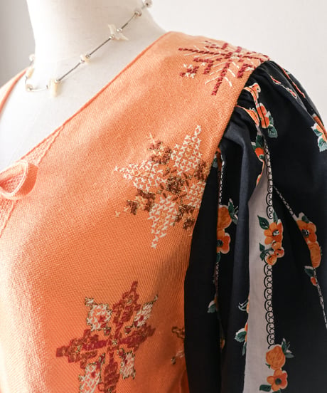 【curoam】Vintage Skirt Reworked Blouse