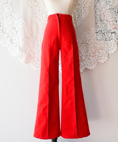 【tiny yearn】1970's France Velours Flare Pants