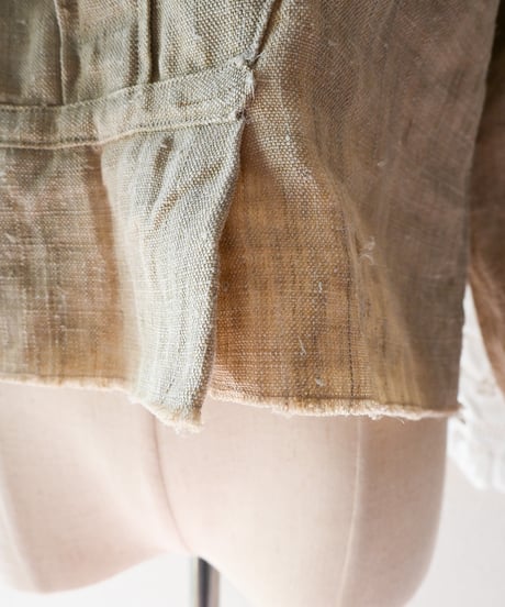 【Seek an nur】French Antique Linen Smock