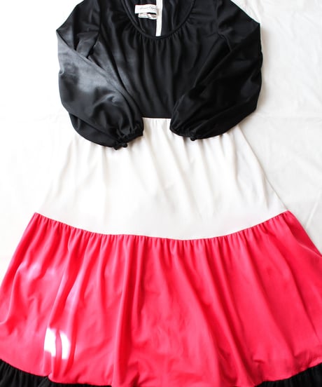 【Seek an nur】Euro Tiered Jersey Maxi Dress