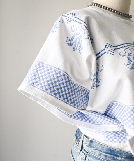 【Seek an nur】Euro vintage embroidered vest