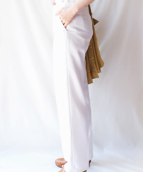 【Seek an nur】Vintage Euro White Slacks Pants