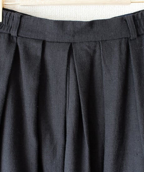 【Seek an nur】Euro Black Button Down Skirt