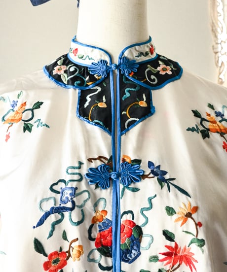 【curoam】1960-70's Vintage mandarin jacket