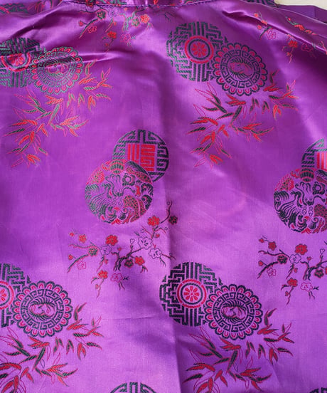 【tiny yearn】Embroidered Purple China Gown