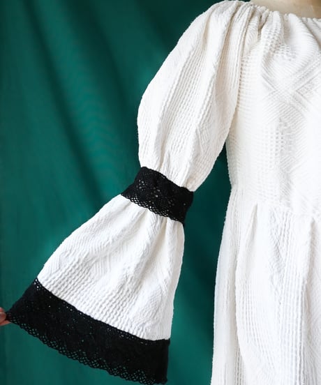 【Seek an nur】Romanian Vintage Waffle Dress