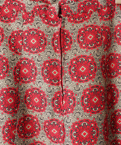 【Seek an nur】1970's Vintage German Jacquard Maxi Skirt