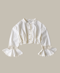【Seek an nur】Euro cropped puff dirndl blouse