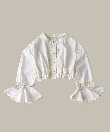 【Seek an nur】Euro cropped puff dirndl blouse