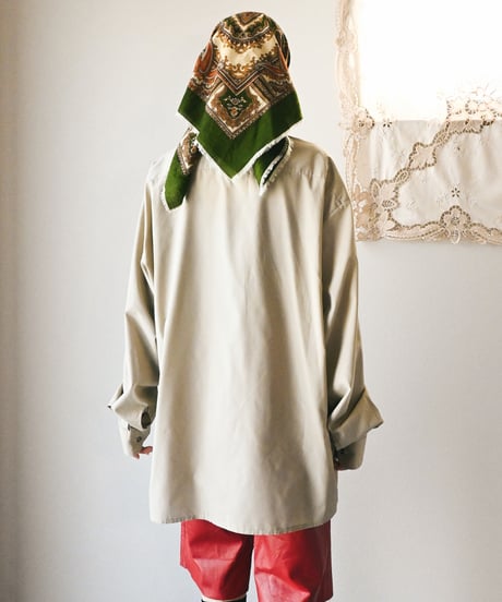 【Seek an nur】Tyrolean Embroidered Dress Shirt