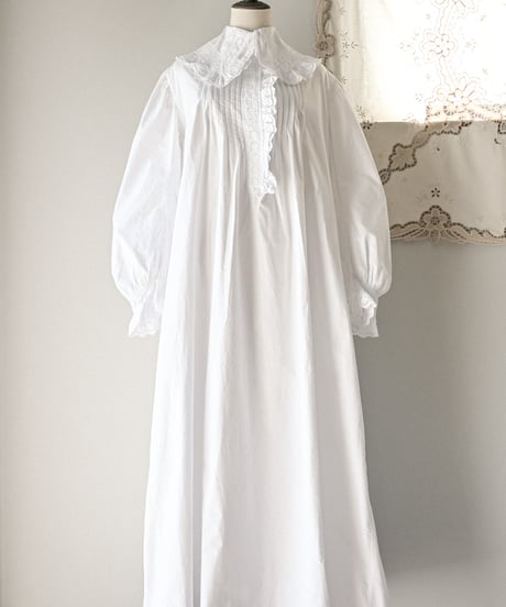 【Seek an nur】Late 19th c. night gown dress