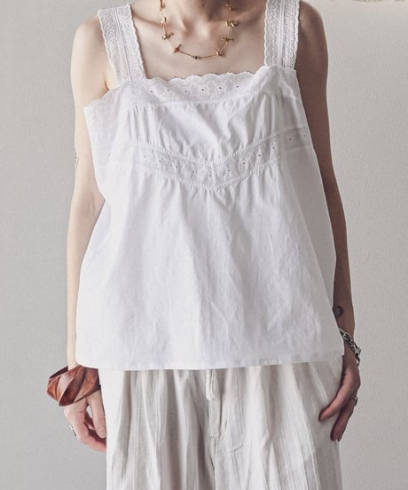 【Seek an nur】1920-40's antique cotton night cami