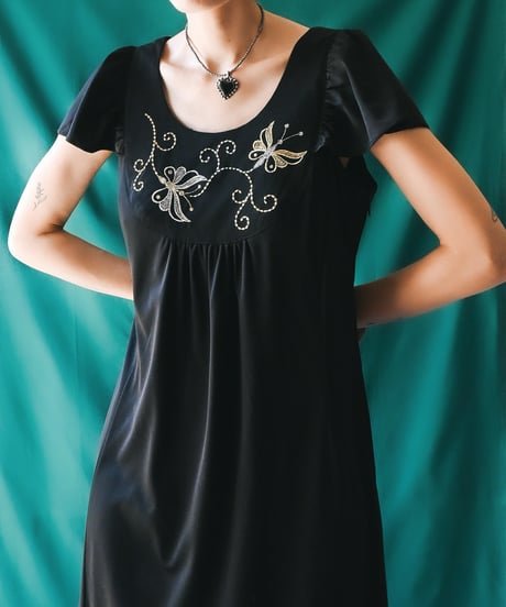【Seek an nur】German Black Maxi Dress