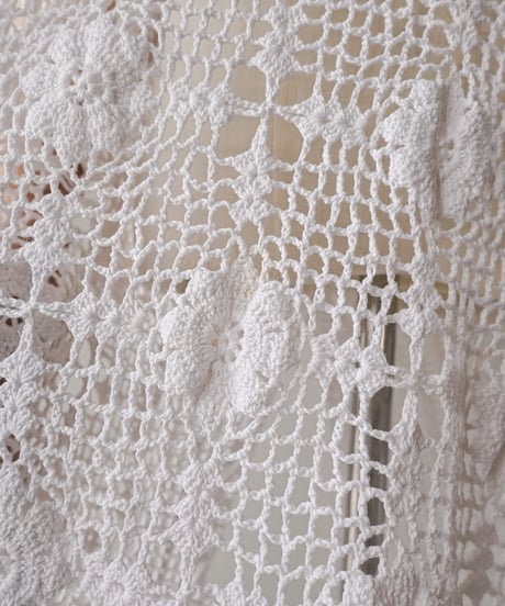 【Seek an nur】Vintage cotton crochet dress