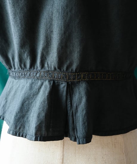 【Seek an nur】French Antique Night Blouse