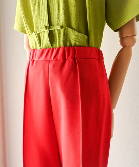 【curoam】1970's USA poly easy pants
