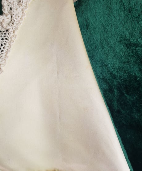 【Seek an nur】1970's Big Collar Velvet Maxi Dress