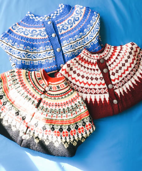 【tiny yearn】Nordic Jacquard Over Cardigan