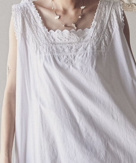 【Seek an nur】1900-20's antique night dress