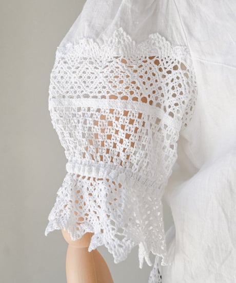 【Seek an nur】Euro lace linen dirndl blouse