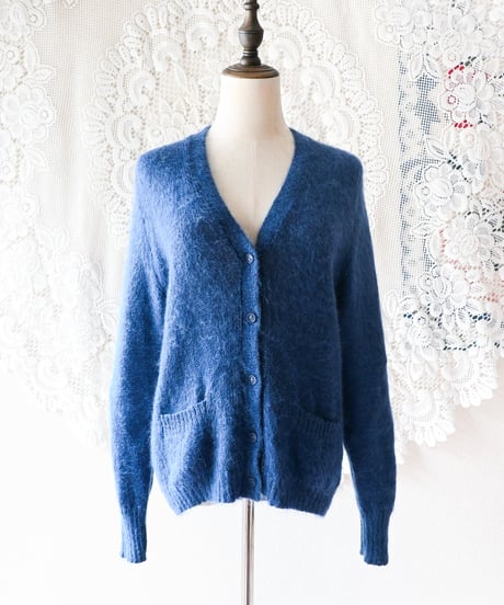【Seek an nur】1960's Euro Mohair Knit Cardigan