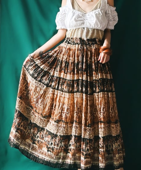 【Seek an nur】Euro Cropped Lace Dirndl Blouse