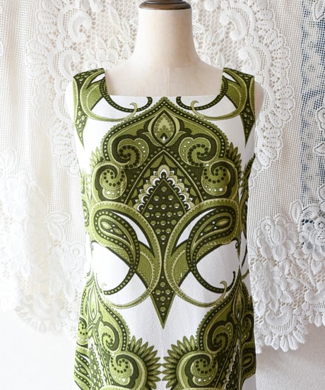 【tiny yearn】1960-70's USA Maxi Dress