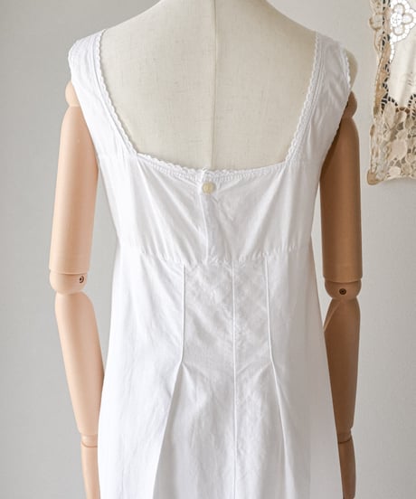 【Seek an nur】1900-20's antique cotton night dress