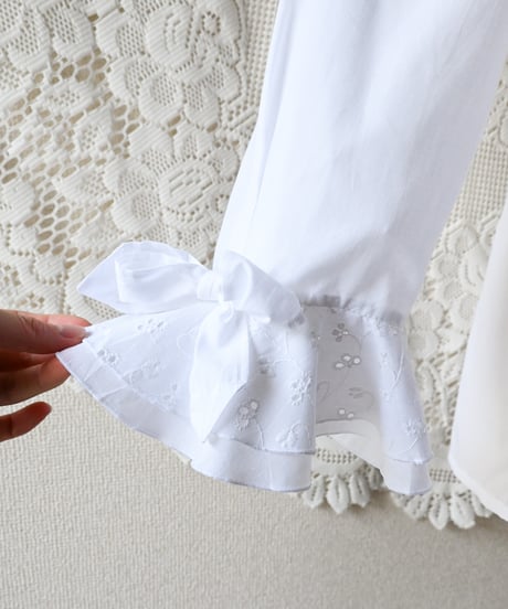 【Seek an nur】Tyrolean Lace Dirndl White Blouse