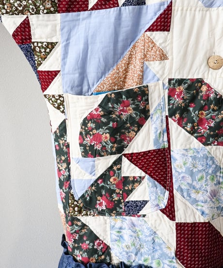 【tiny yearn】Crazy Quilted Patchwork Coat