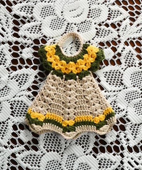 【Goods】Vintage Hand Crocheted Hot Pad