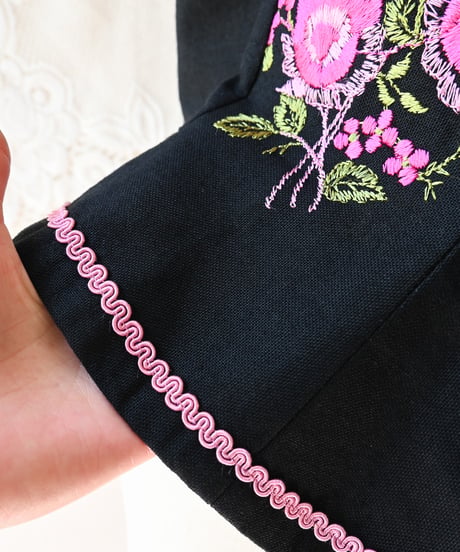 【Seek an nur】Euro Embroidered Tyrolean Vest