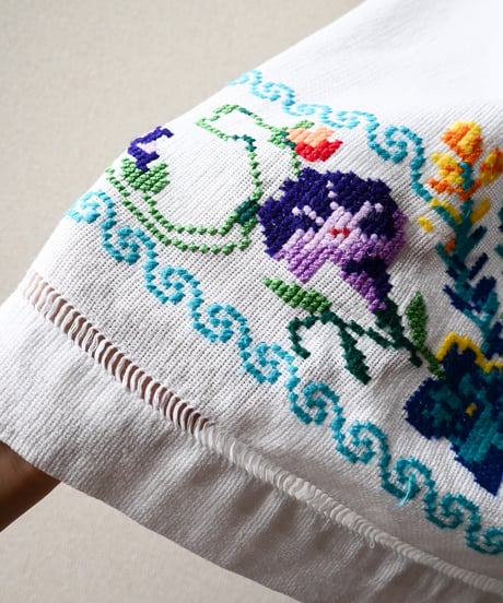 【Seek an nur】Romanian Vintage Embroidered Dress