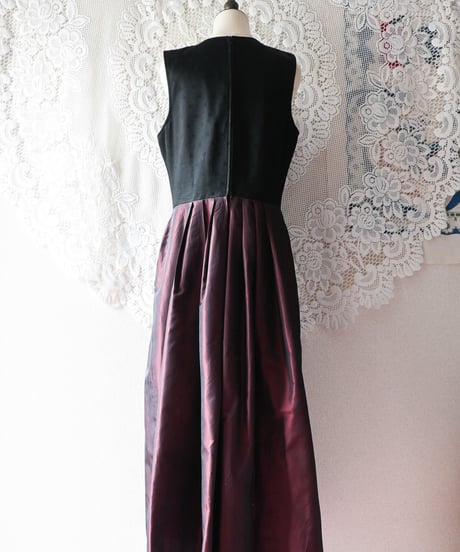 【Seek an nur】Tyrolean Black×Metallic Dirndl Dress