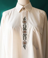 【Seek an nur】Tyrolean Embroidered Over Shirt