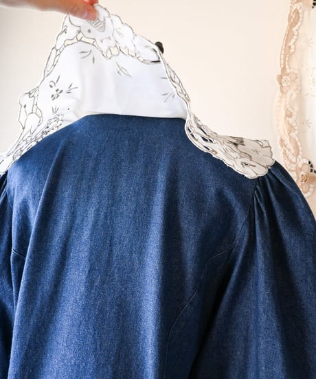 【Seek an nur】Tyrolean Denim Trachten Jacket