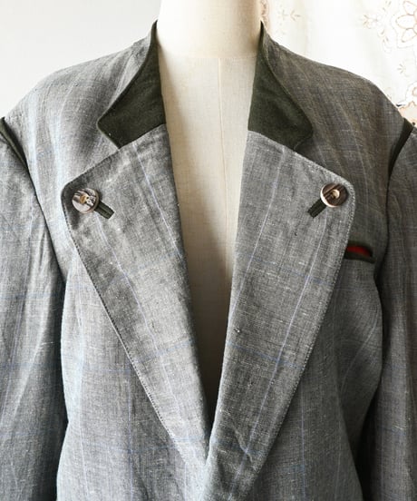 【Seek an nur】Tyrolean Linen Trachten Jacket
