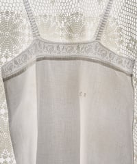 【Seek an nur】1890-20's antique night slip dress