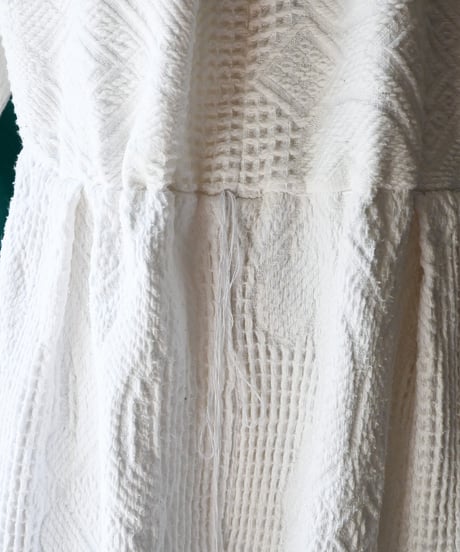【Seek an nur】Romanian Vintage Waffle Dress