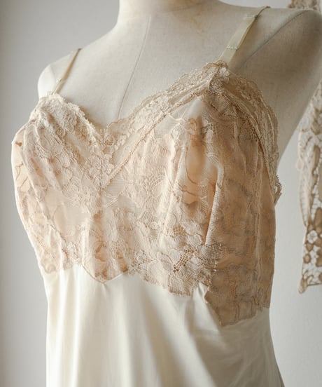 【Seek an nur】1970's usa vintage lingerie slip