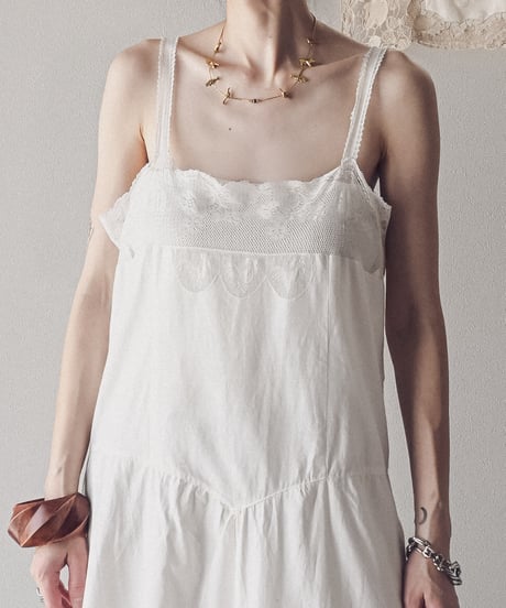【Seek an nur】1920's antique cotton night dress